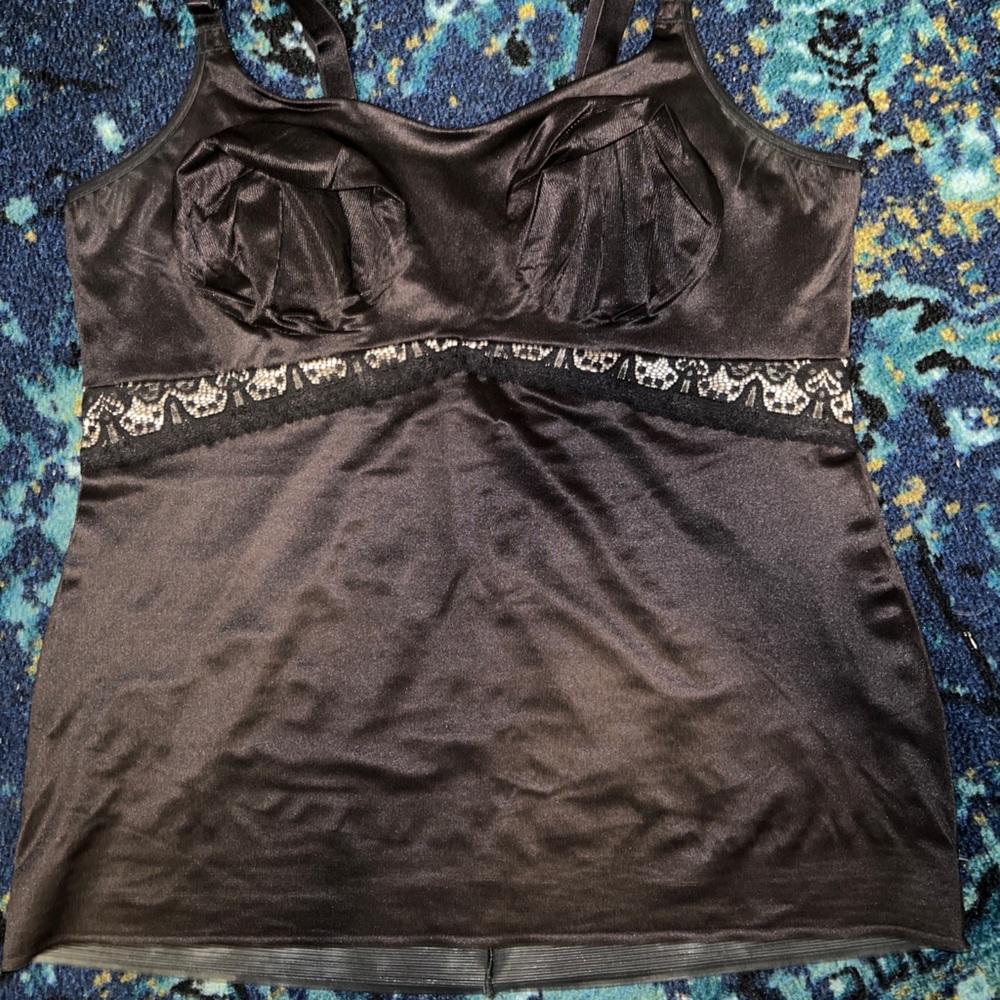 Ruby Ribbon Lace Cami size 46 in Black
